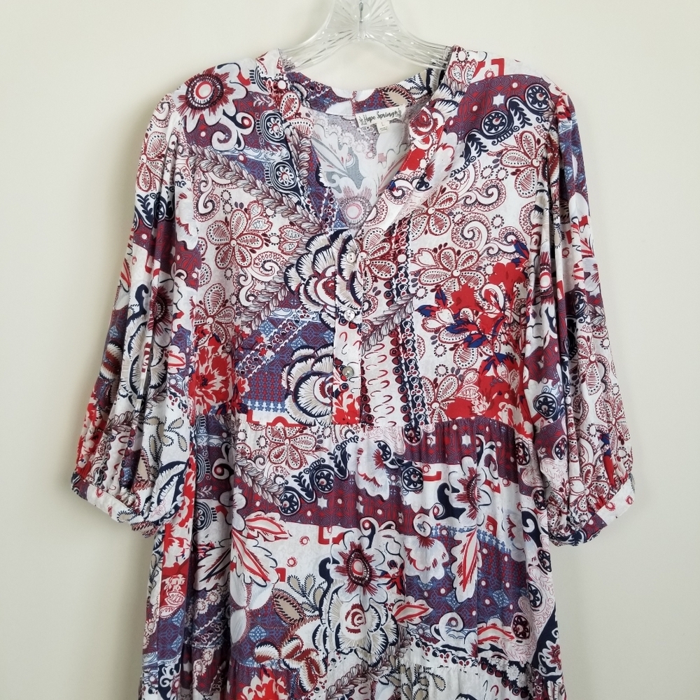 Hope Spring Midi Dress Large - Picture 2 of 6
